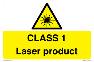 CLASS 1 Laser product